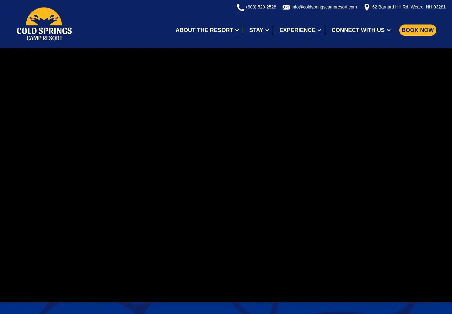 Screenshot of coldspringscampresort.com