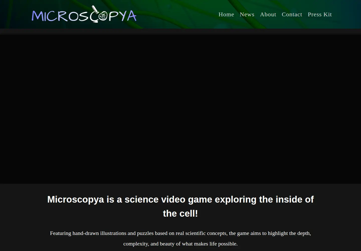 Screenshot of microscopya.com
