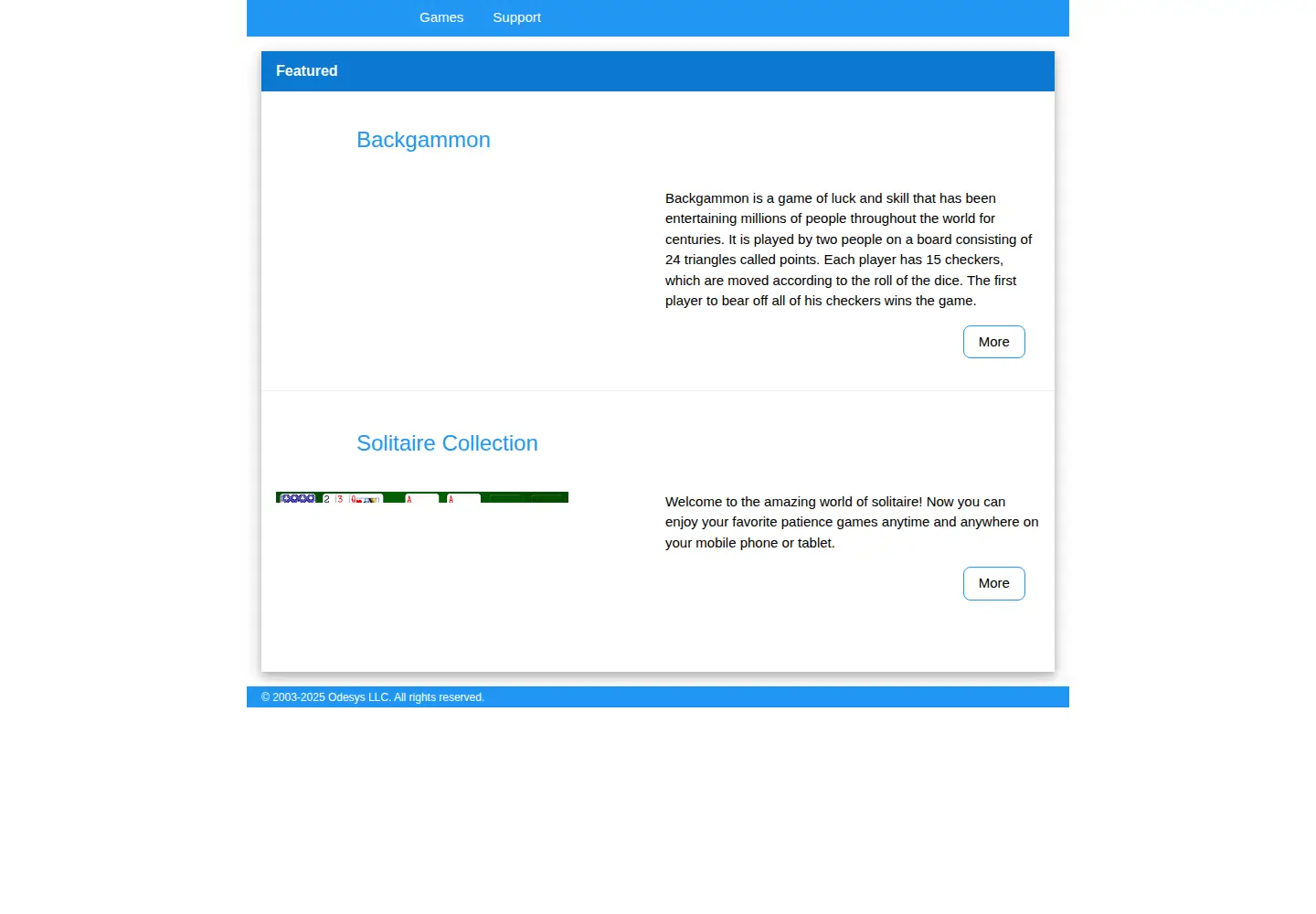 Screenshot of odesys.com