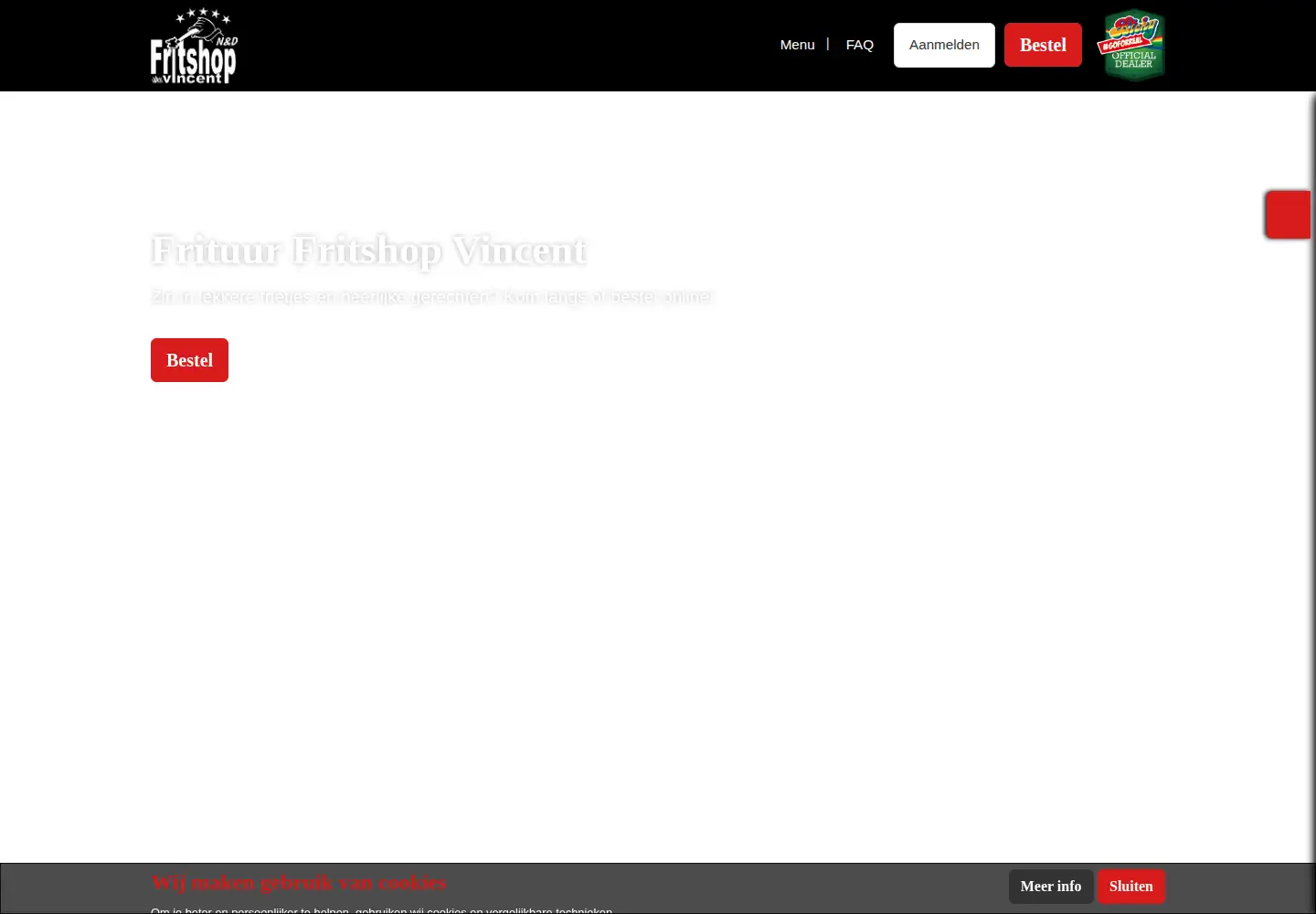 Screenshot of fritshopvincent.be