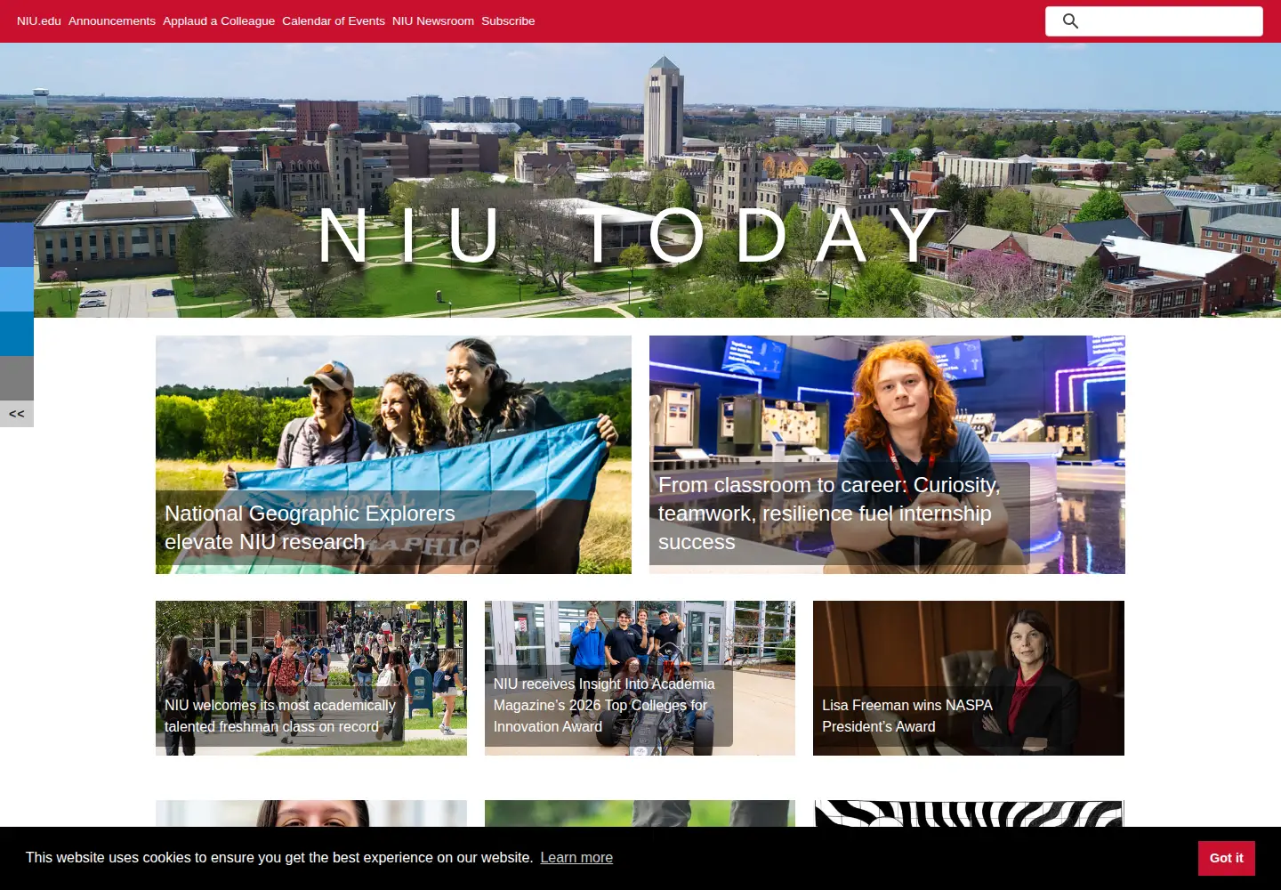 Screenshot of niutoday.info