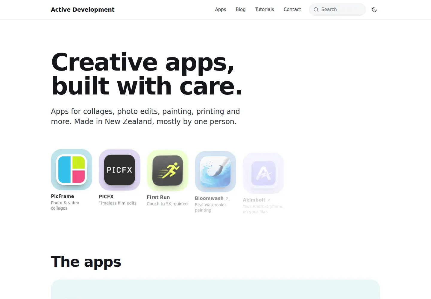 Screenshot of activedevelopment.co.nz