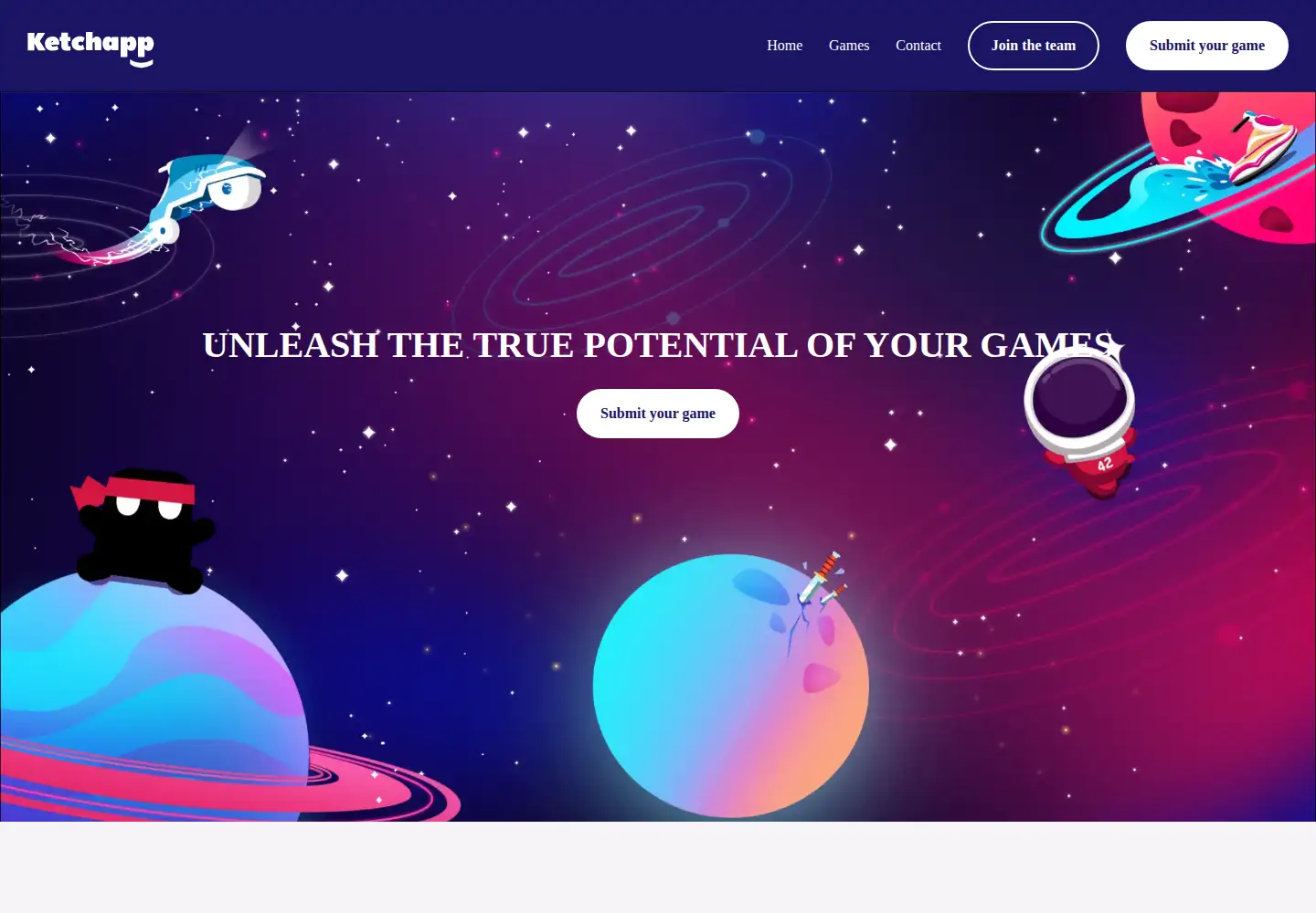 Screenshot of ketchappgames.com