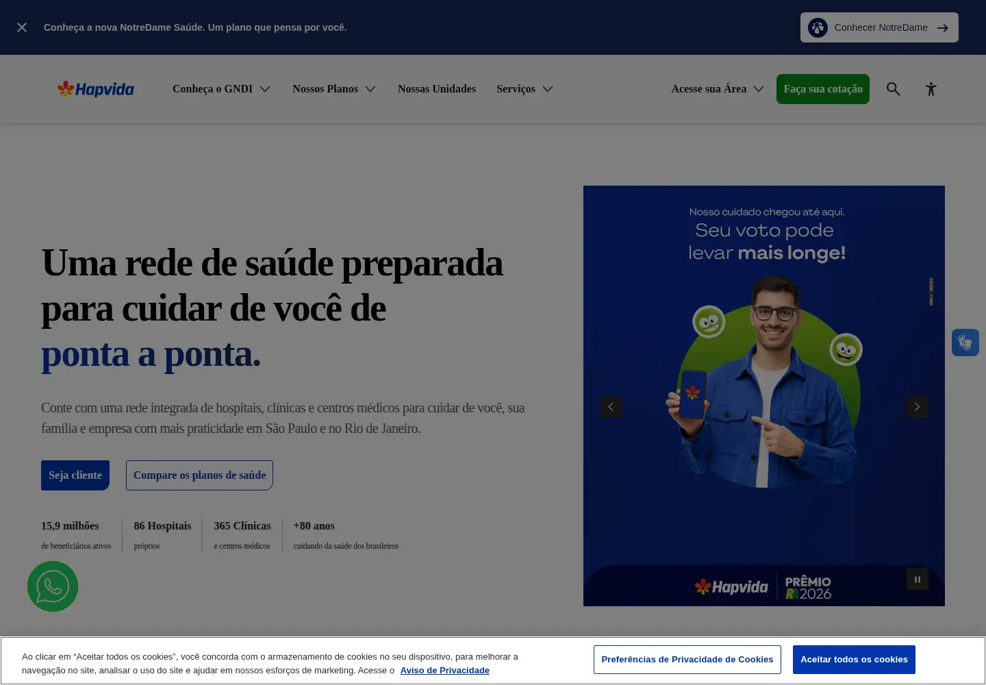 Screenshot of gndi.com.br