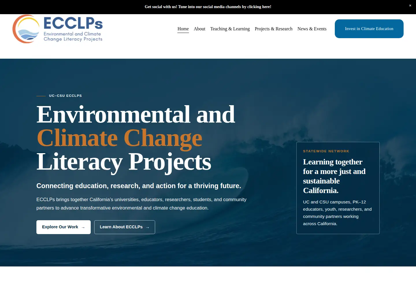 Screenshot of ecclps.net
