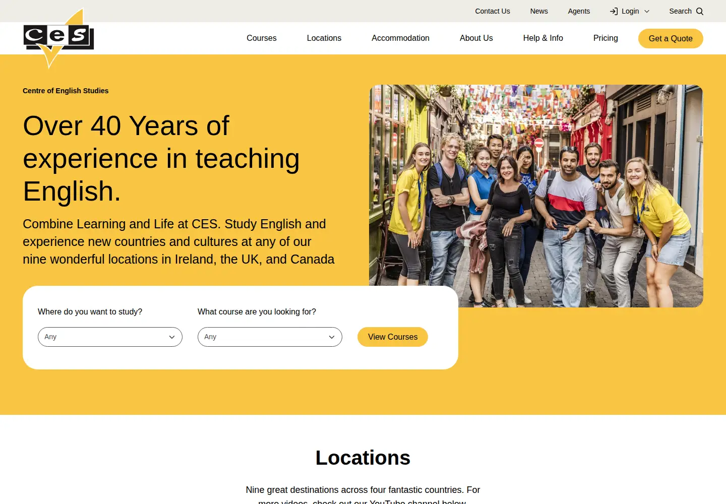 Screenshot of ces-schools.com