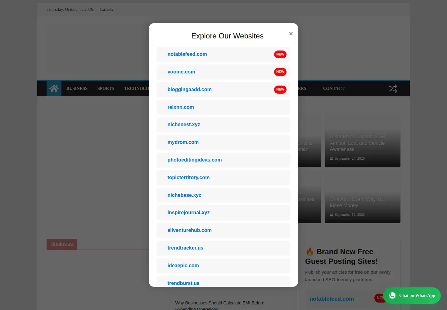 Screenshot of bcrelx.com