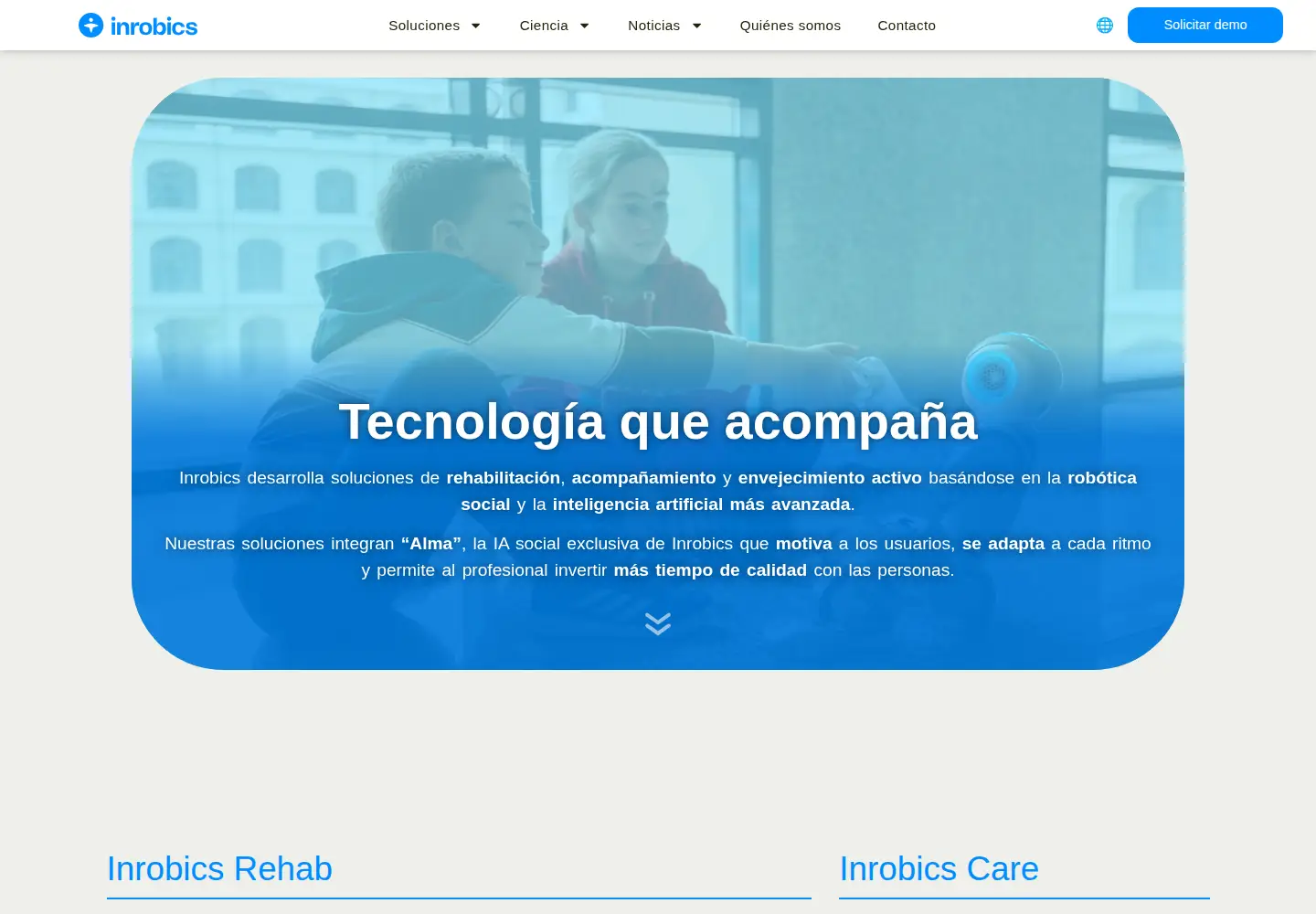 Screenshot of inrobics.com