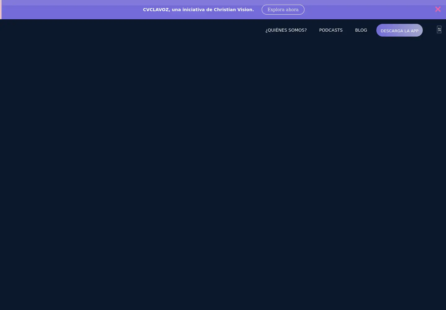 Screenshot of cvclavoz.com