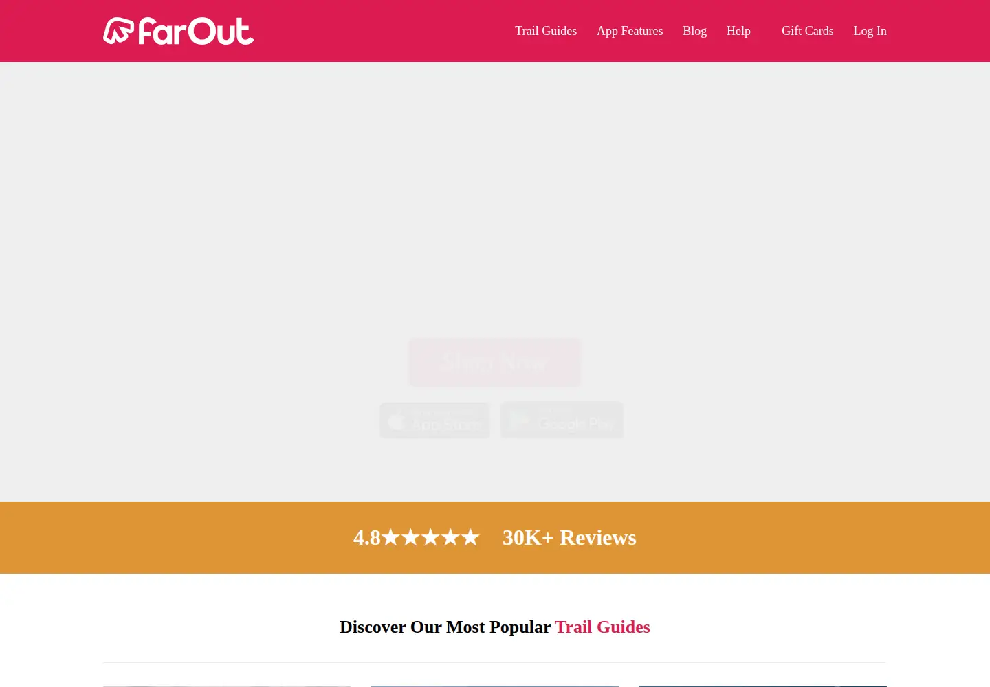 Captured homepage of faroutguides.com in the current scan