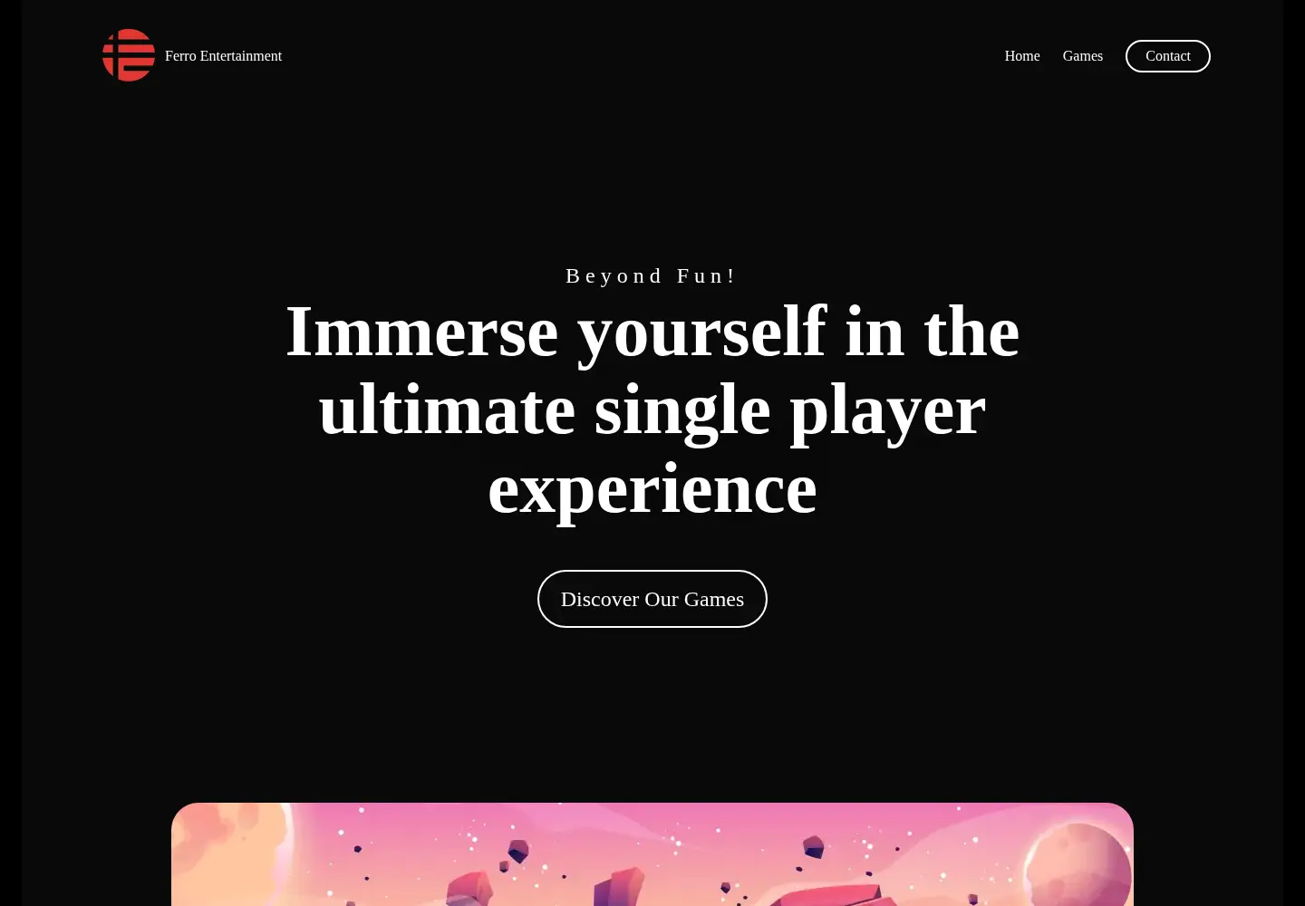 Screenshot of ferroentertainment.xyz