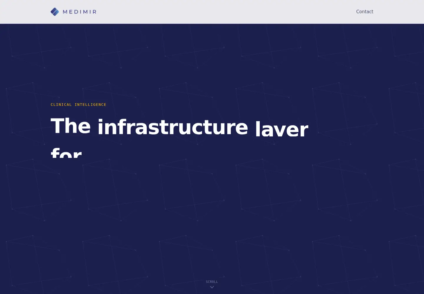 Screenshot of medimir.ai