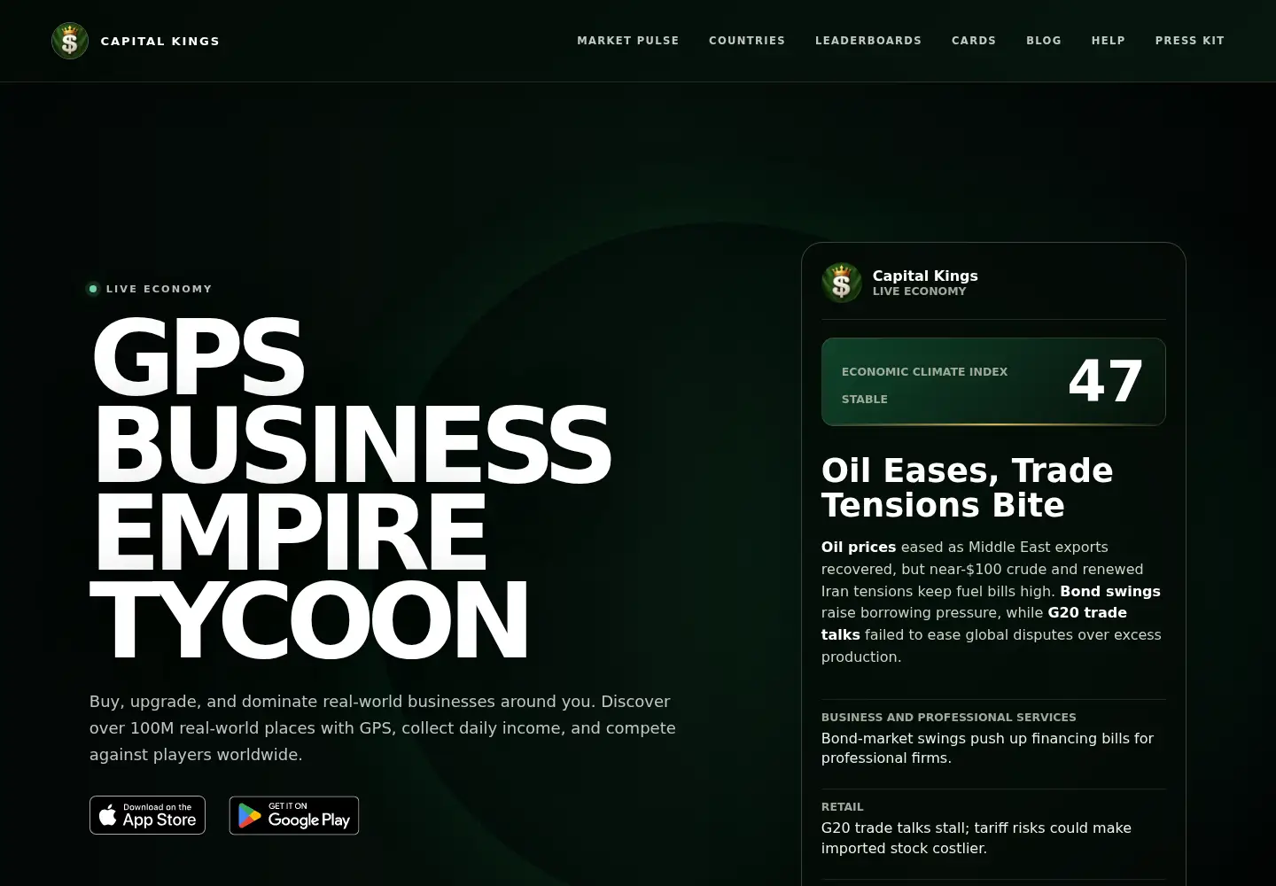 Screenshot of capitalkings.app