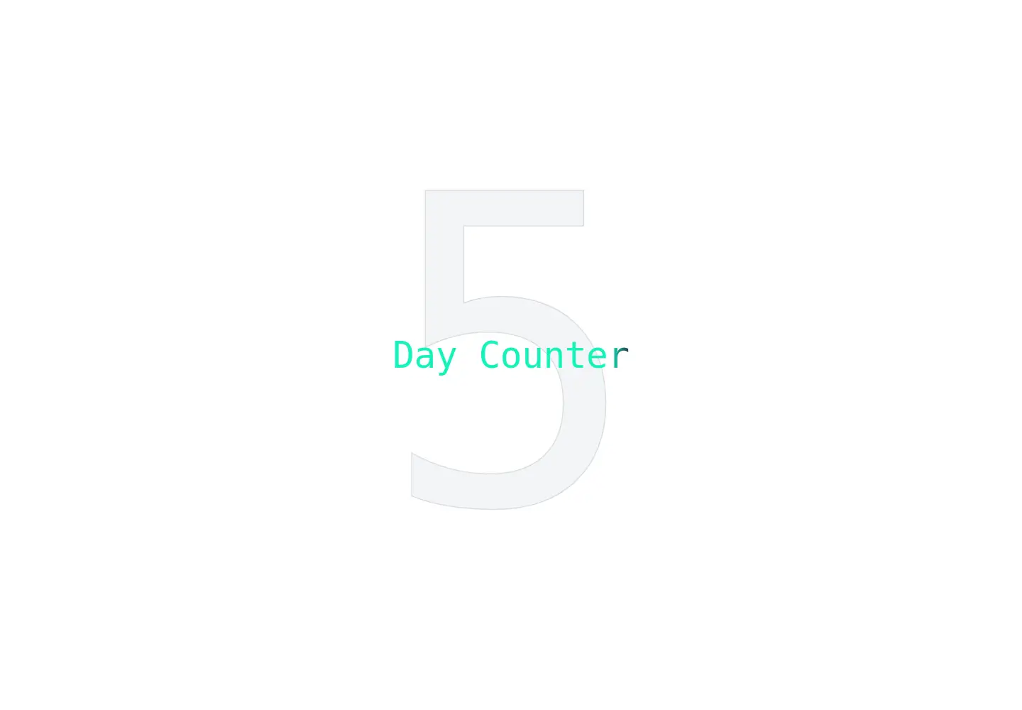 Captured homepage of daycounter.app in the current scan