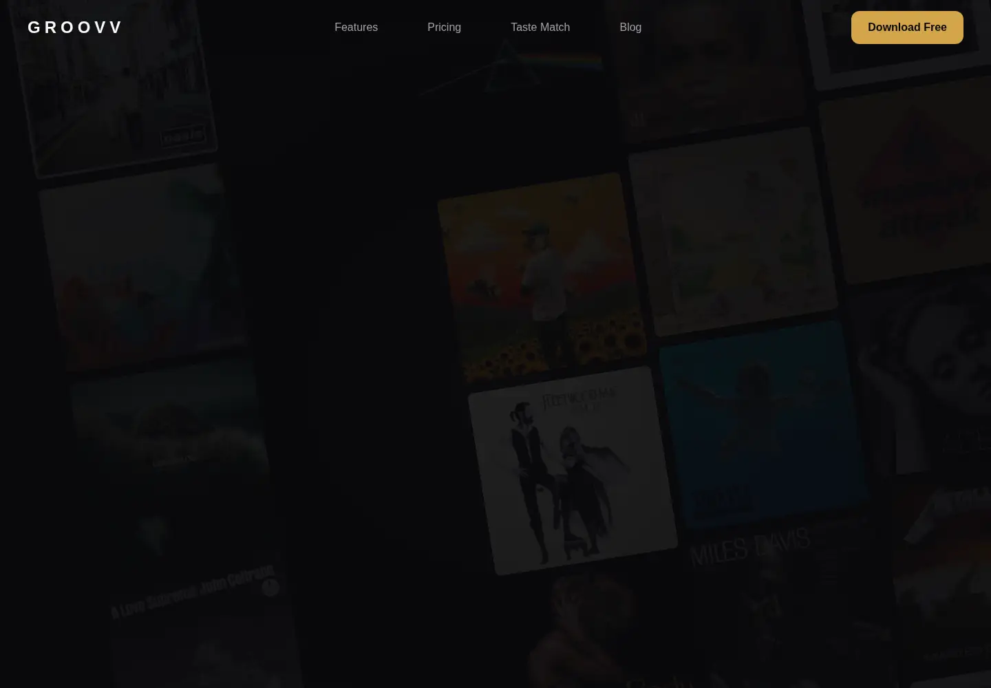 Screenshot of groovv.app