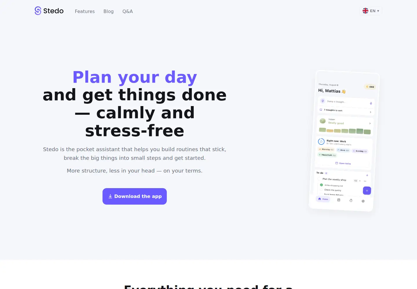 Screenshot of stedo.app