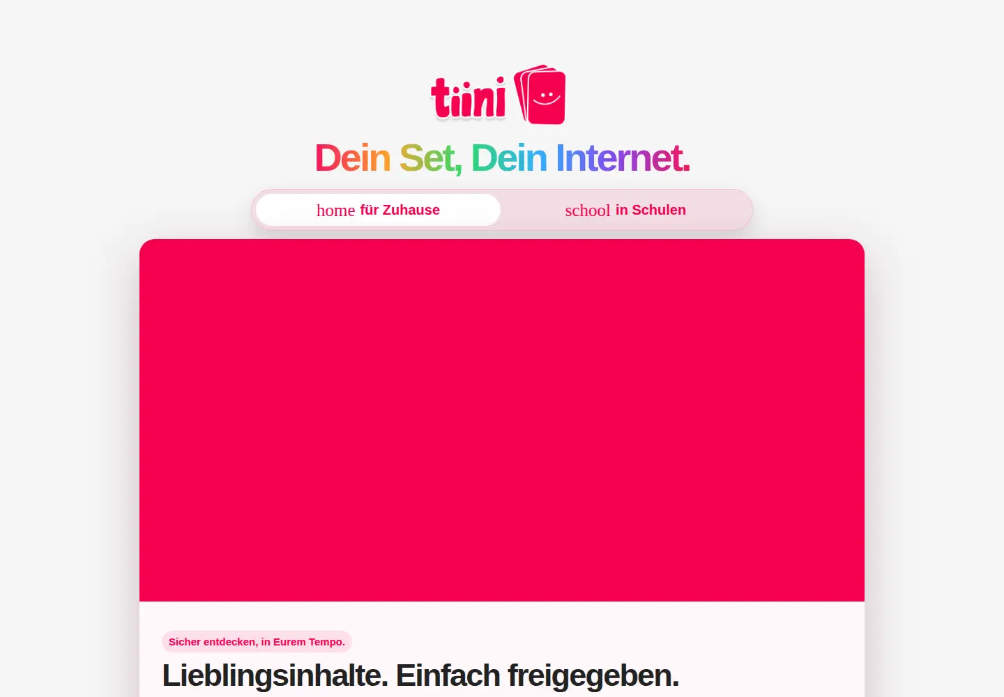 Screenshot of tiini.app
