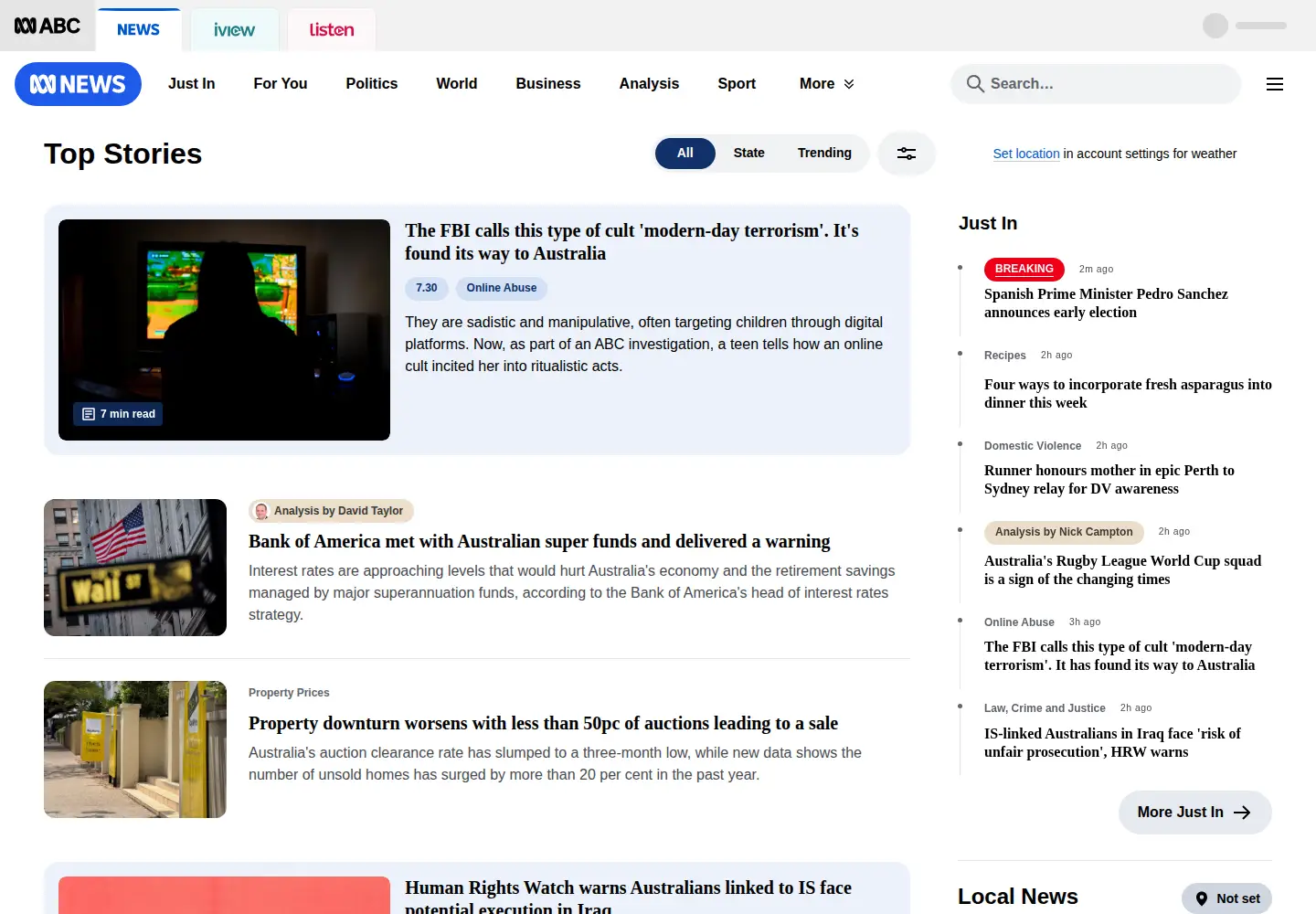 Screenshot of cornerstoneportfolioservice.com.au