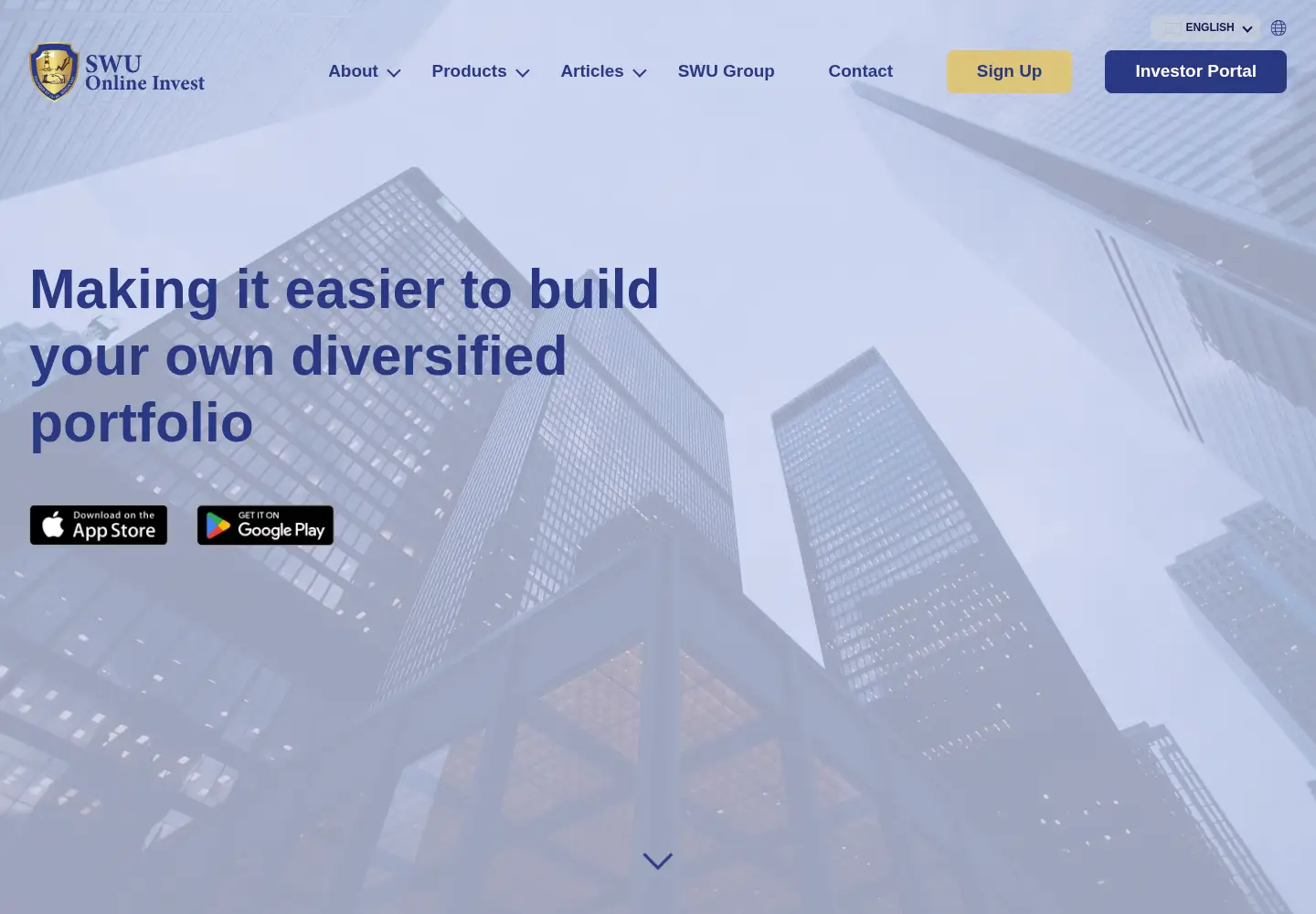 Screenshot of swuonlineinvest.com.au