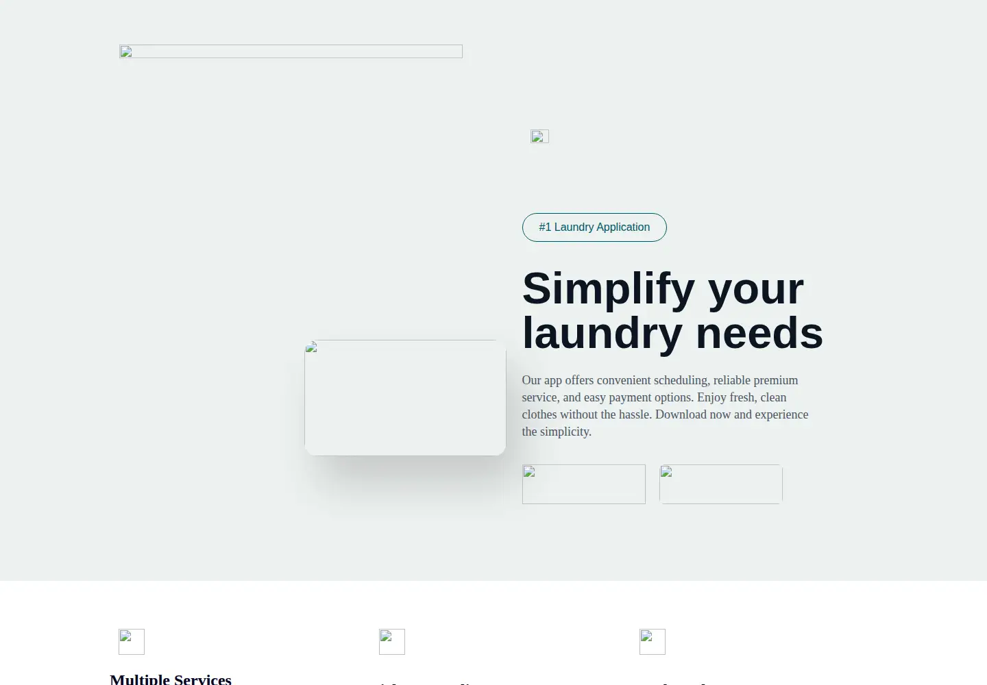 Captured homepage of thelaundryhouse.bh in the current scan