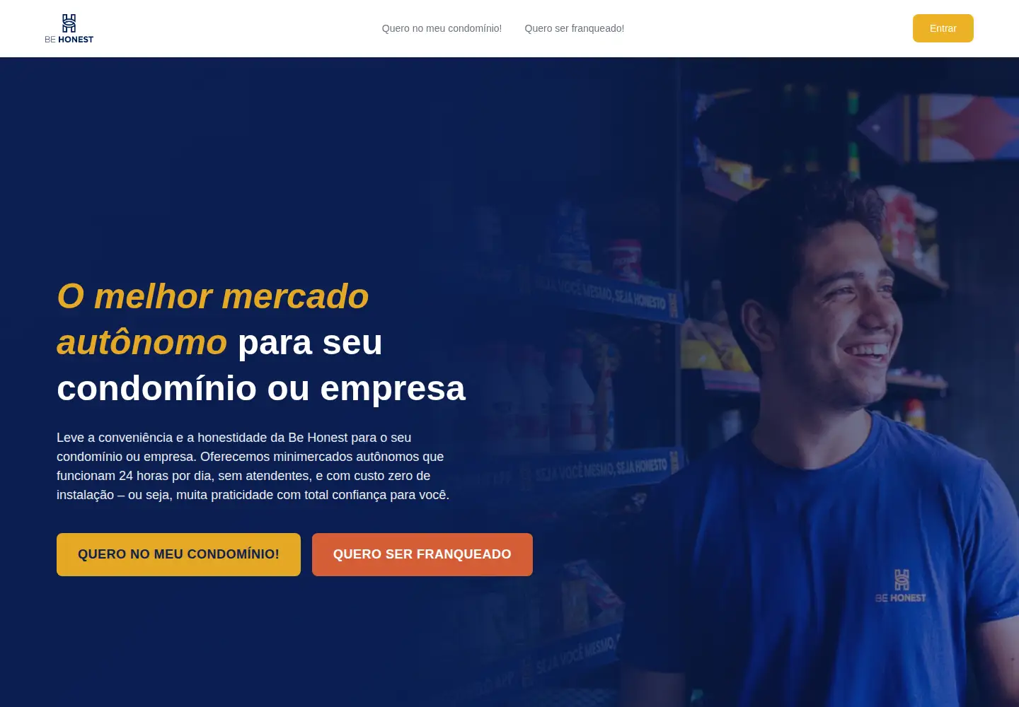 Screenshot of behonest.com.br