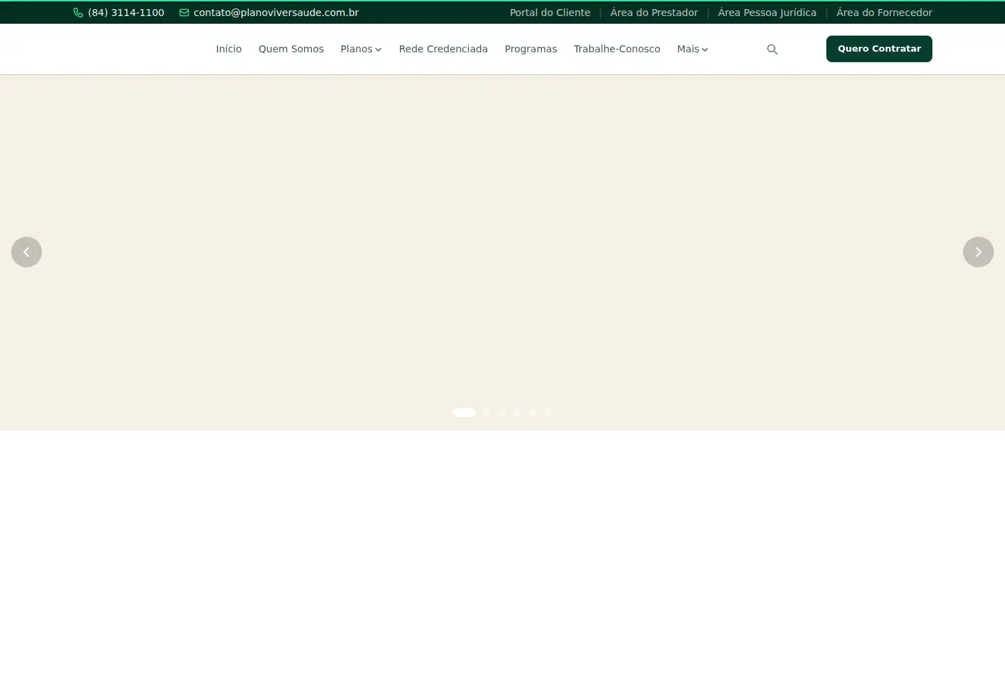 Screenshot of planoviversaude.com.br