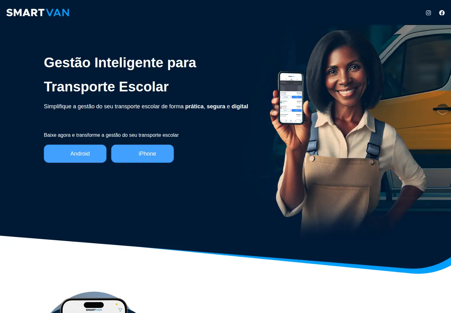Screenshot of smartvan.com.br