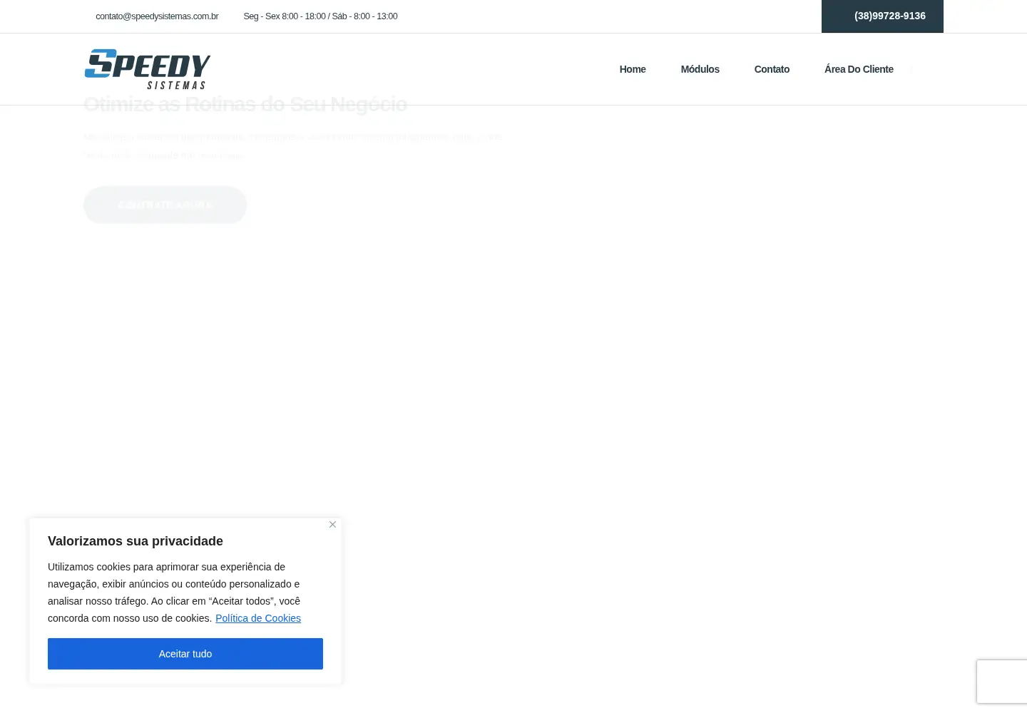 Screenshot of speedysistemas.com.br