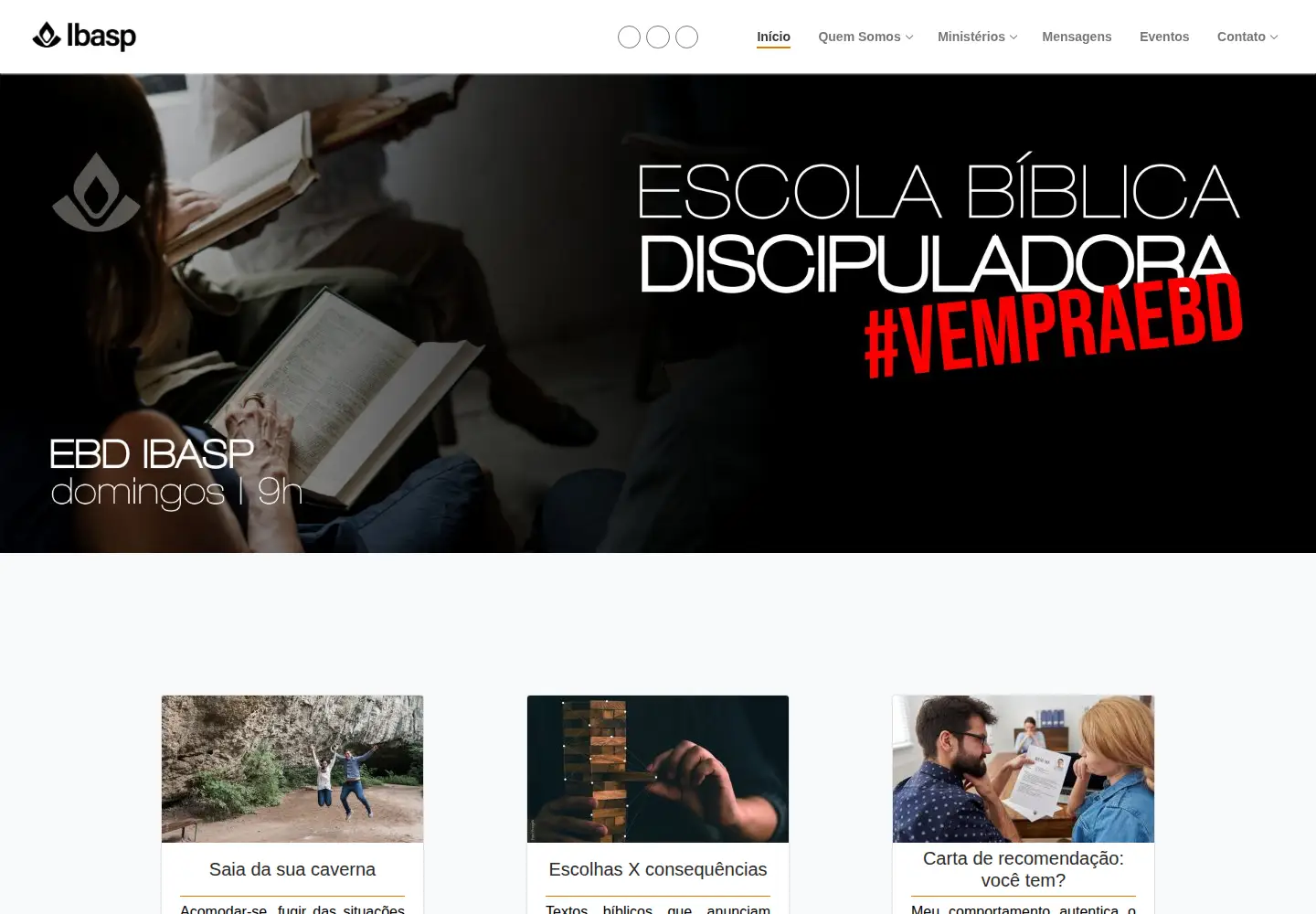 Screenshot of ibasp.org.br