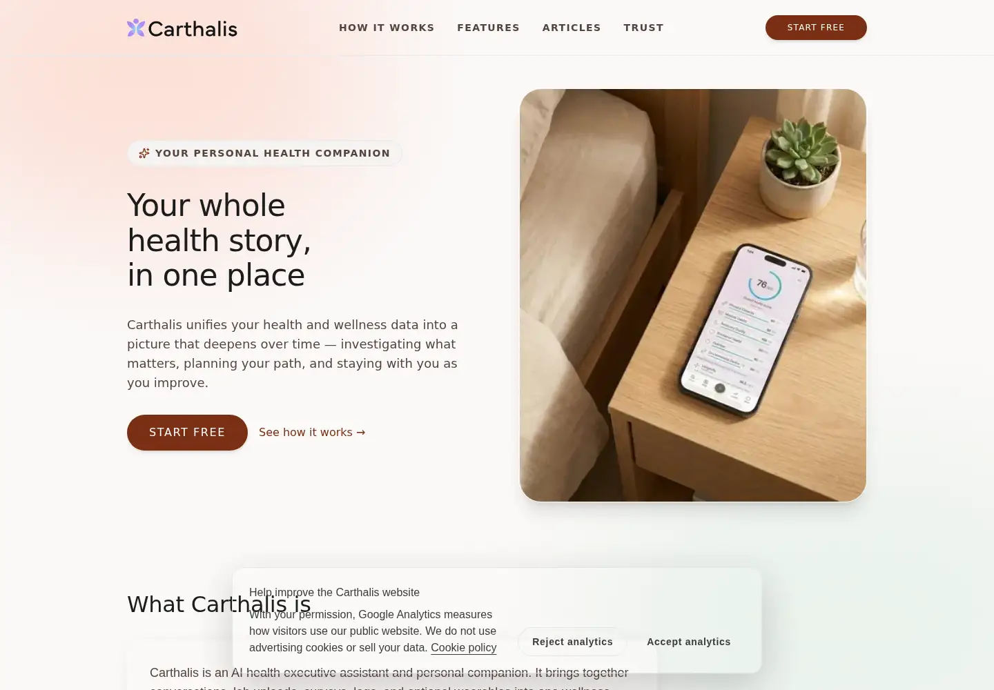 Screenshot of carthalis.ca