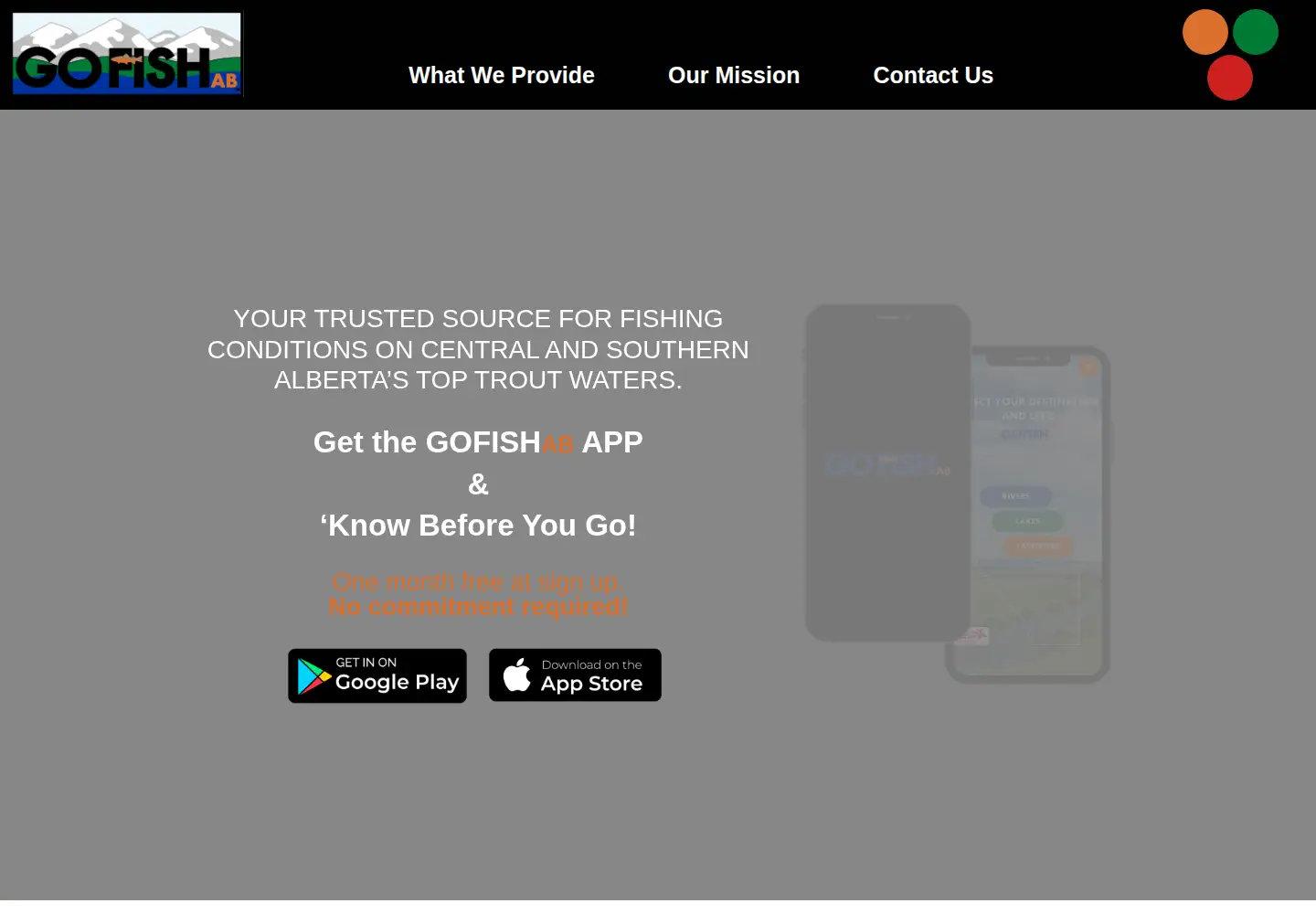 Captured homepage of gofishab.ca in the current scan