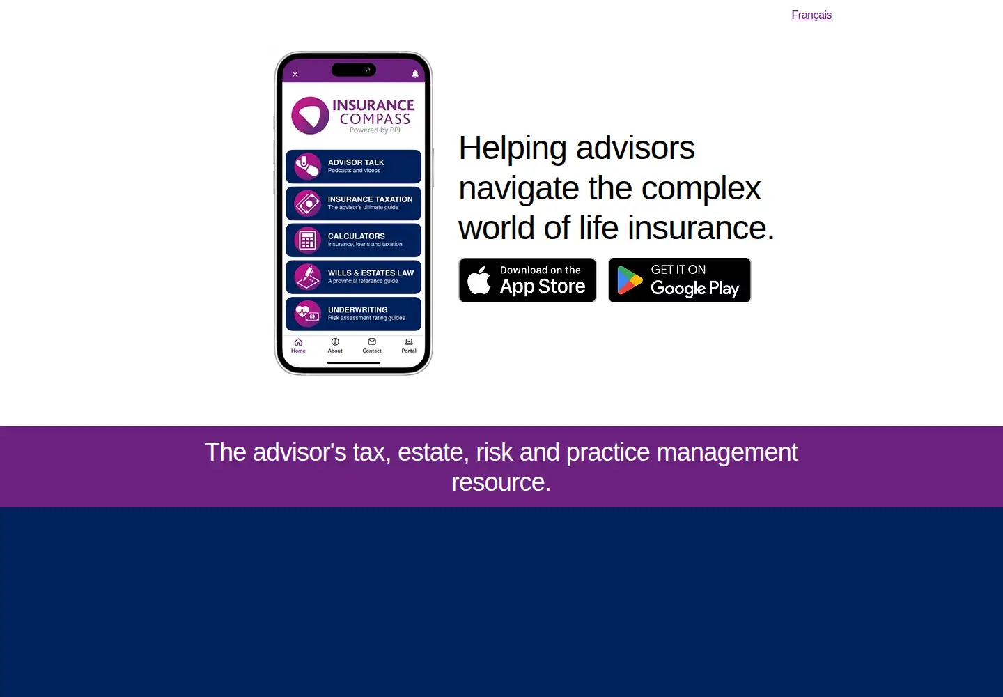 Screenshot of insurancecompass.ca