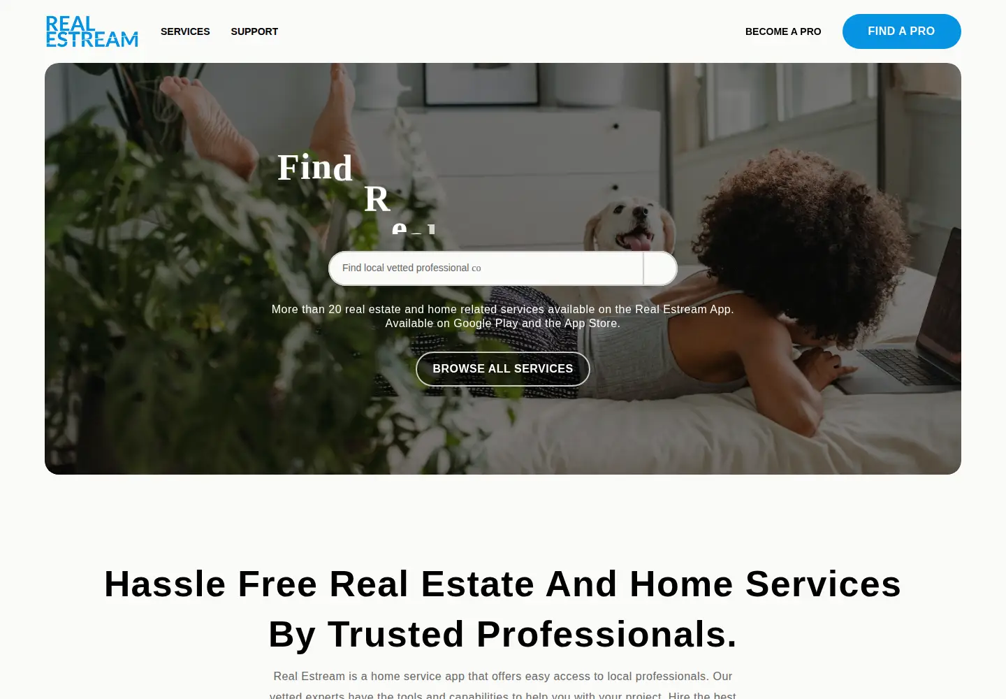 Screenshot of realestream.ca