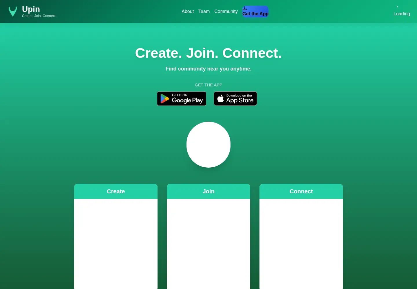 Screenshot of upin.co