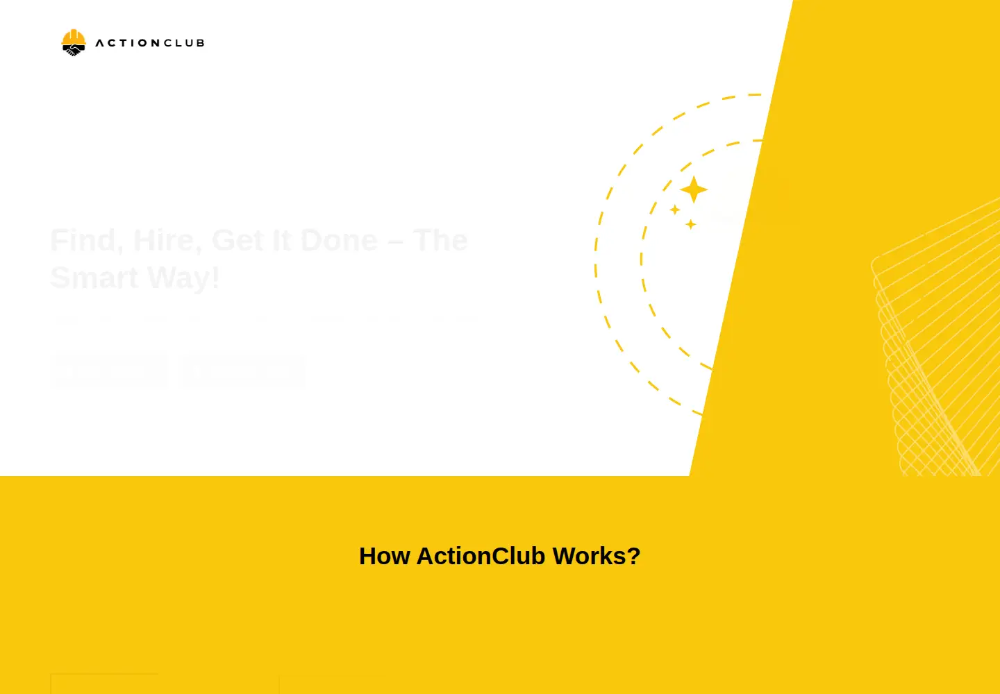 Screenshot of actionclubapp.com