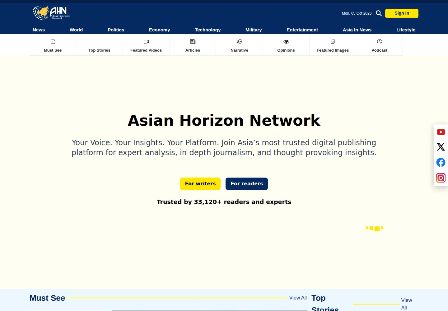 Screenshot of ahn24x7.com