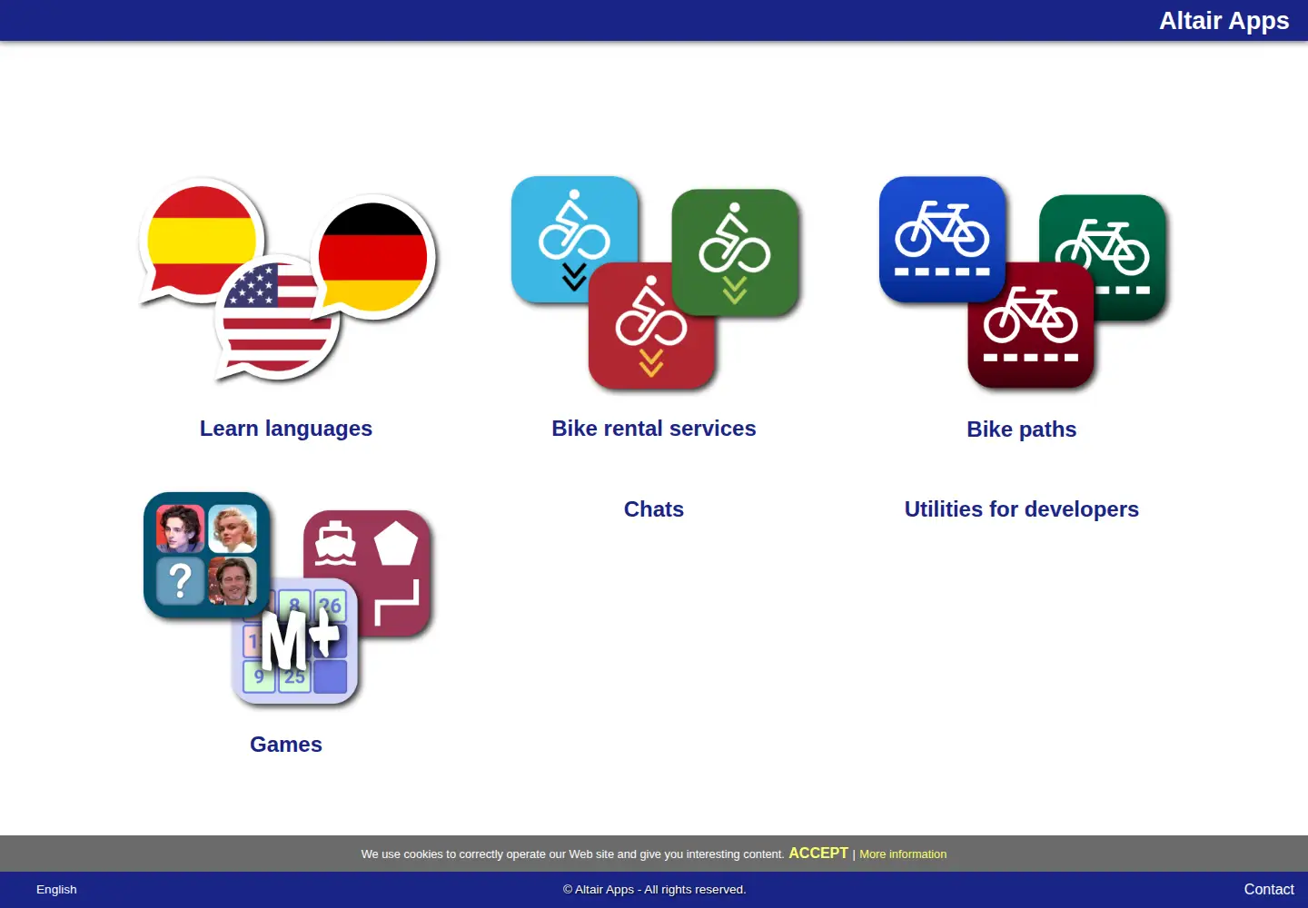 Screenshot of altairapps.com