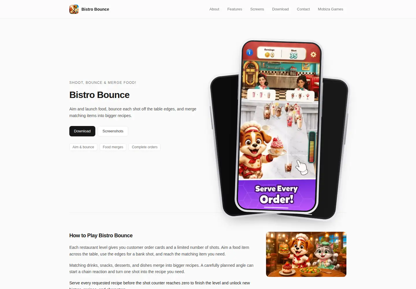 Captured homepage of bistrobounce.com in the current scan