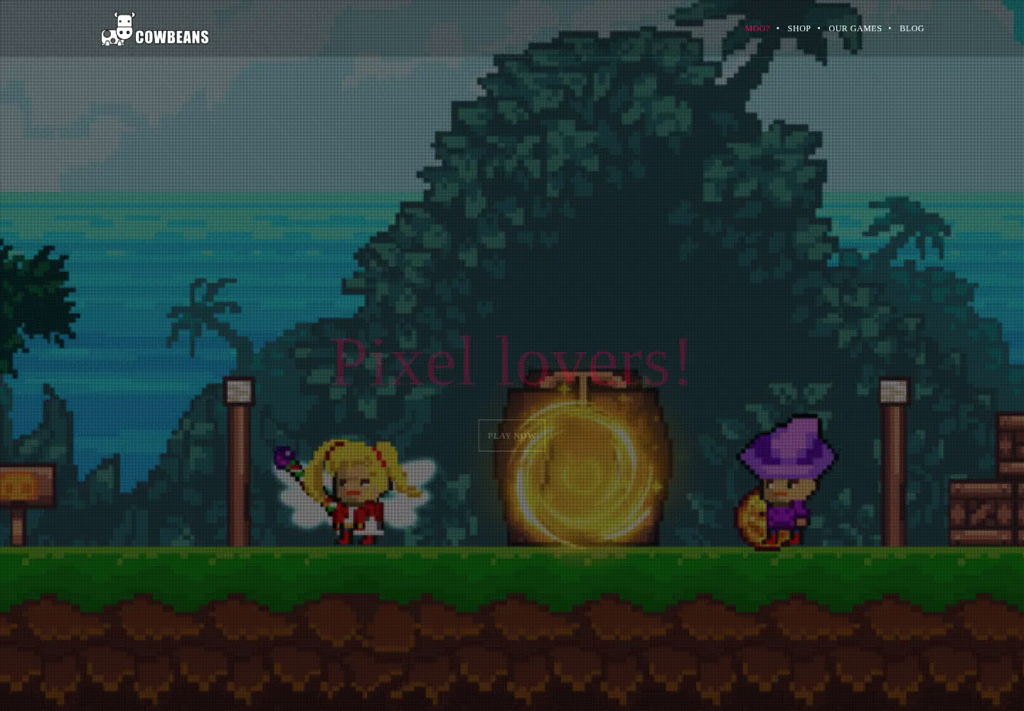 Screenshot of cowbeans.com