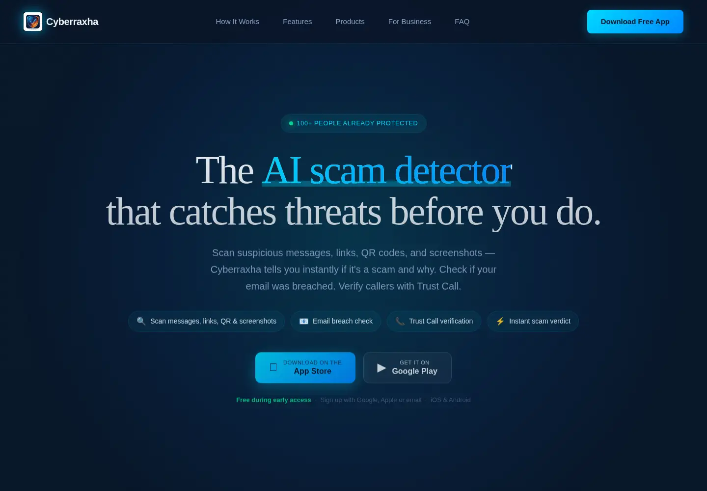 Screenshot of cyberraxha.com
