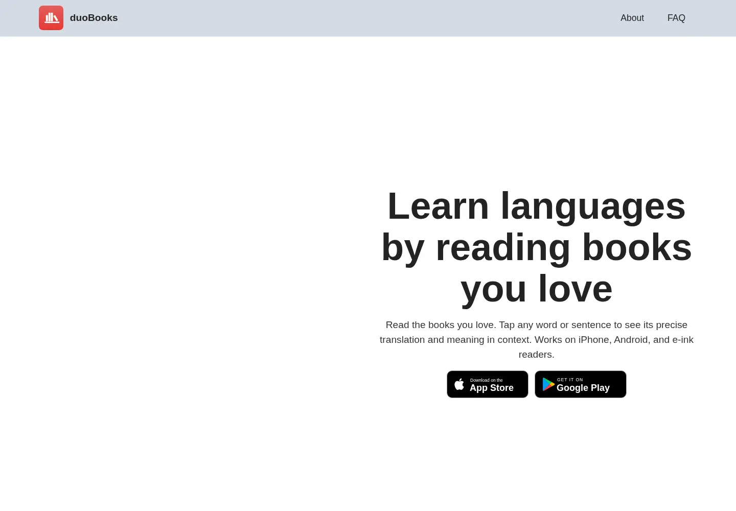 Screenshot of duo-books.com