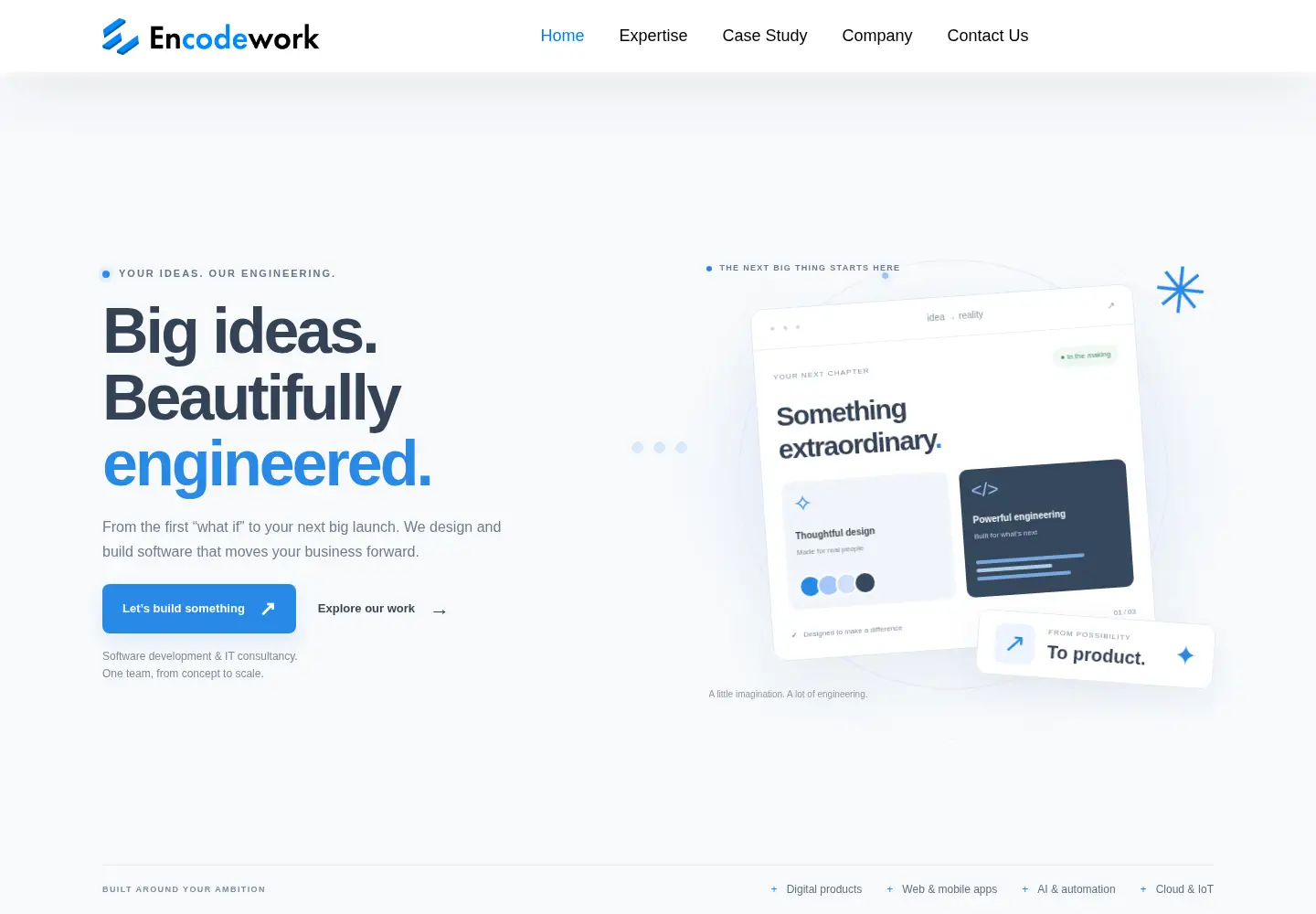 Screenshot of encodework.com