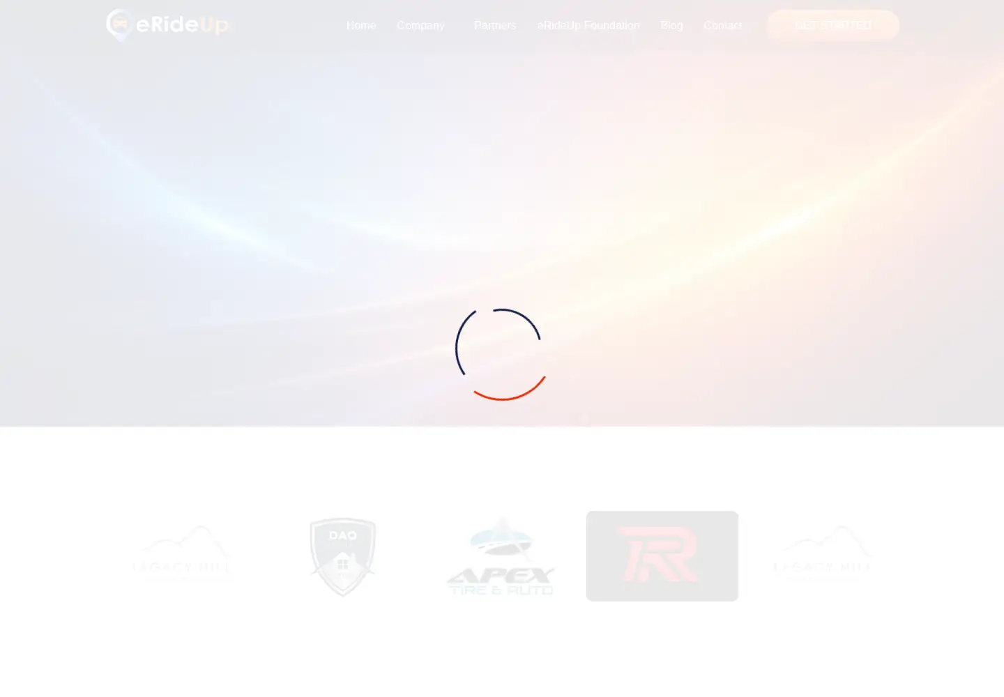 Screenshot of erideup.com