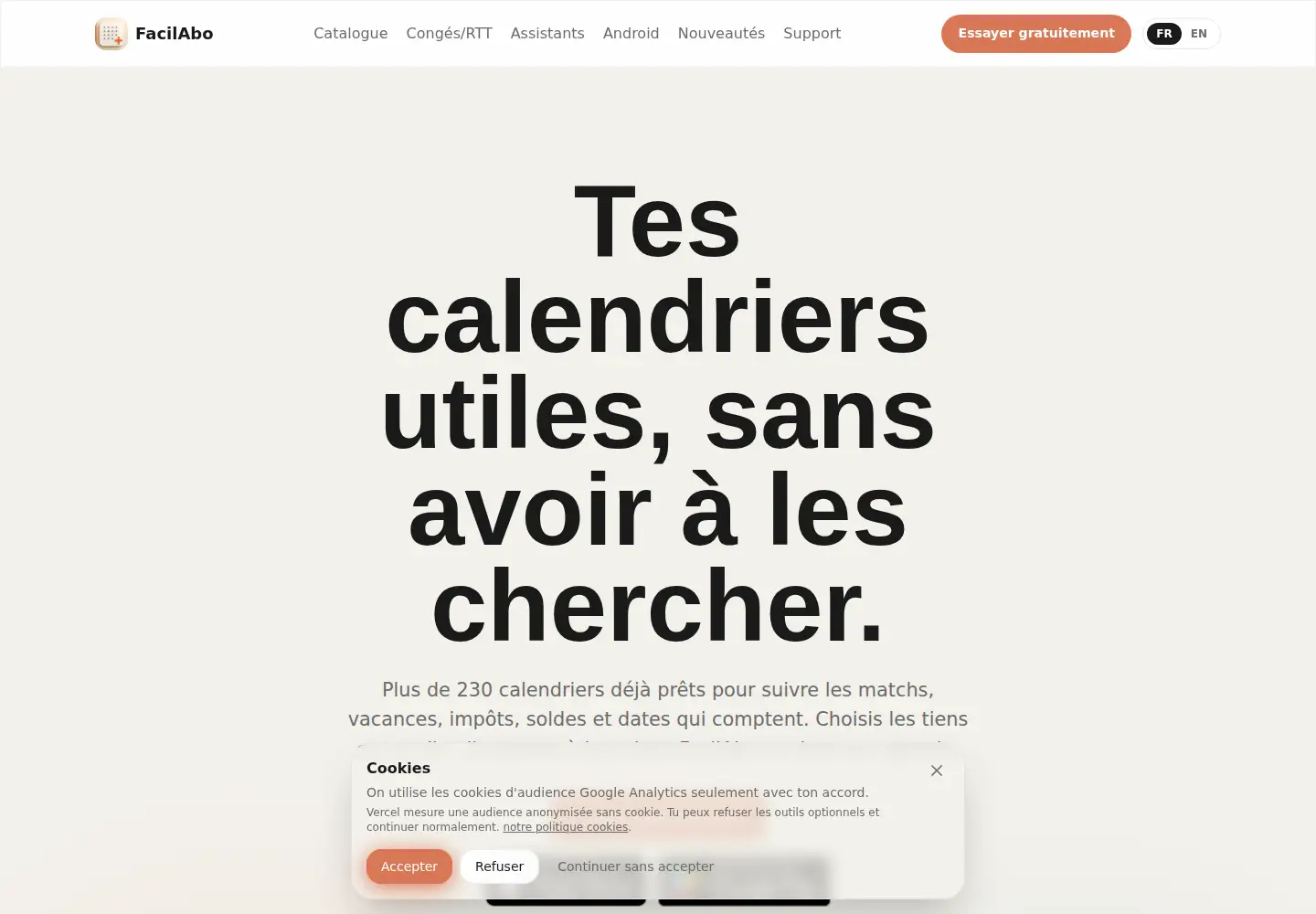 Screenshot of facilabo.com