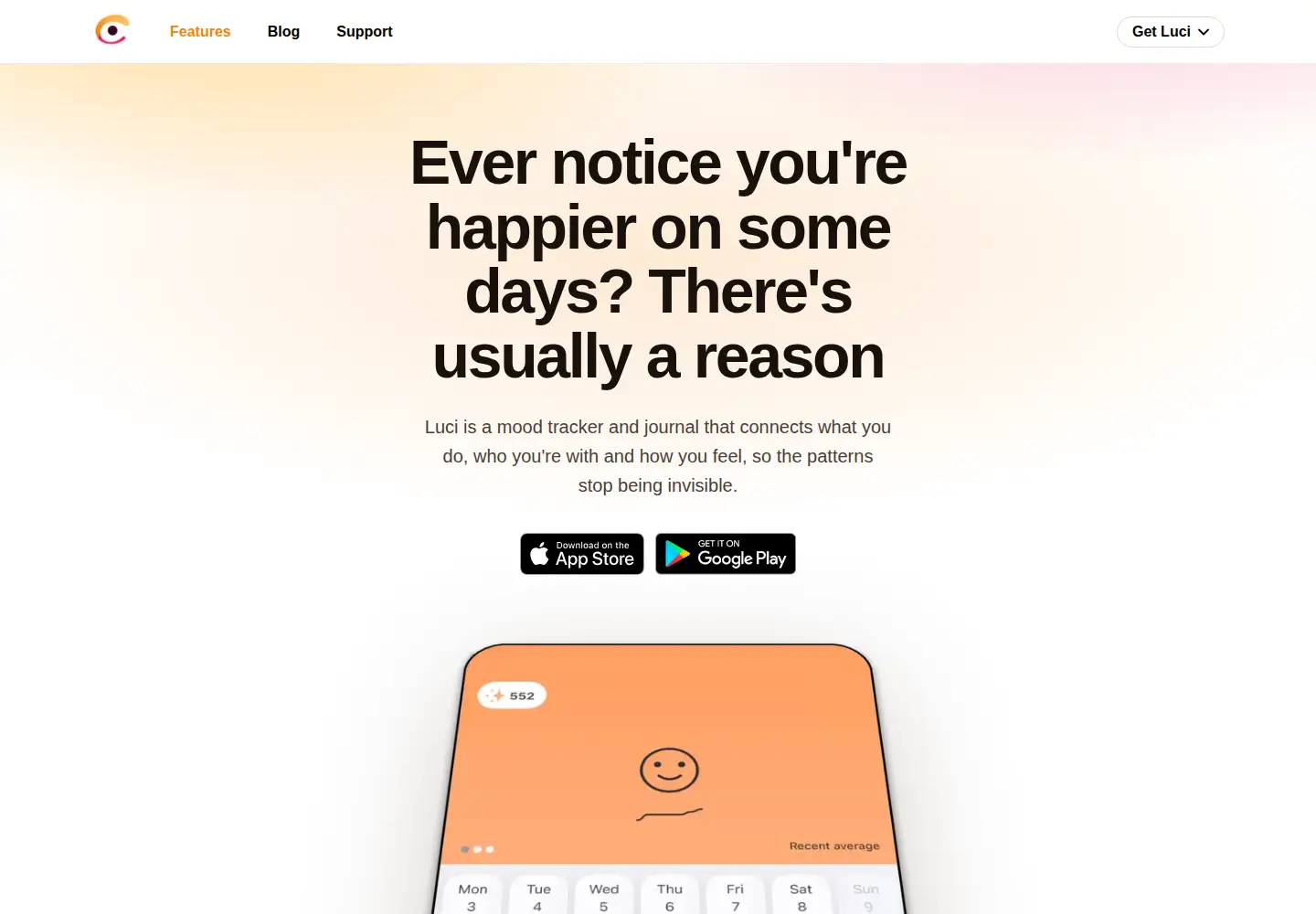Screenshot of fromluci.com