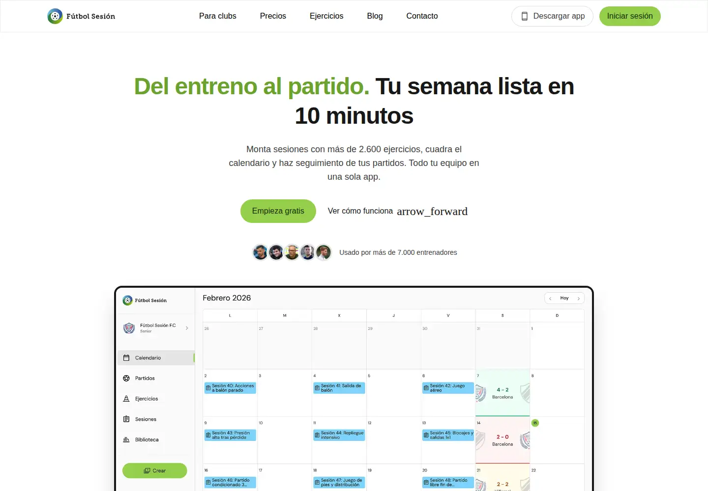 Screenshot of futbolsesion.com