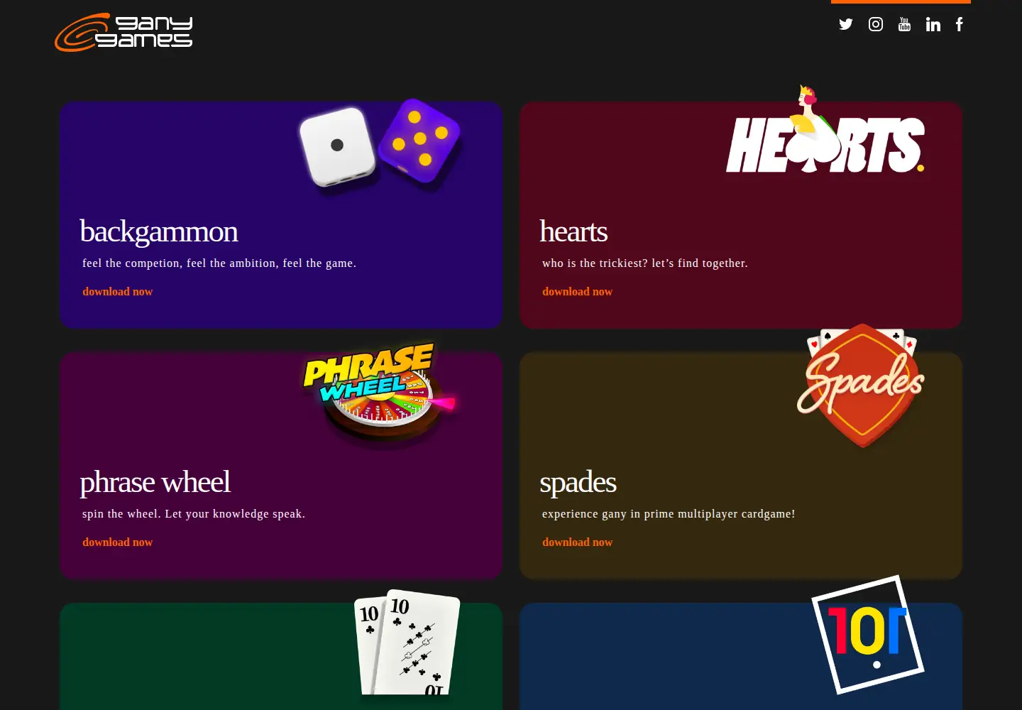 Screenshot of ganygames.com