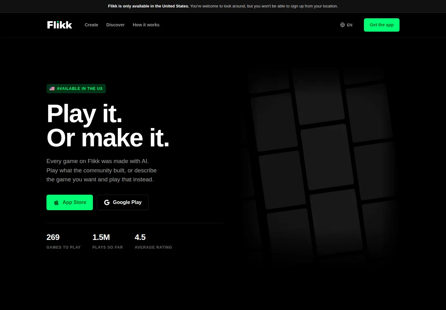 Screenshot of getflikk.com