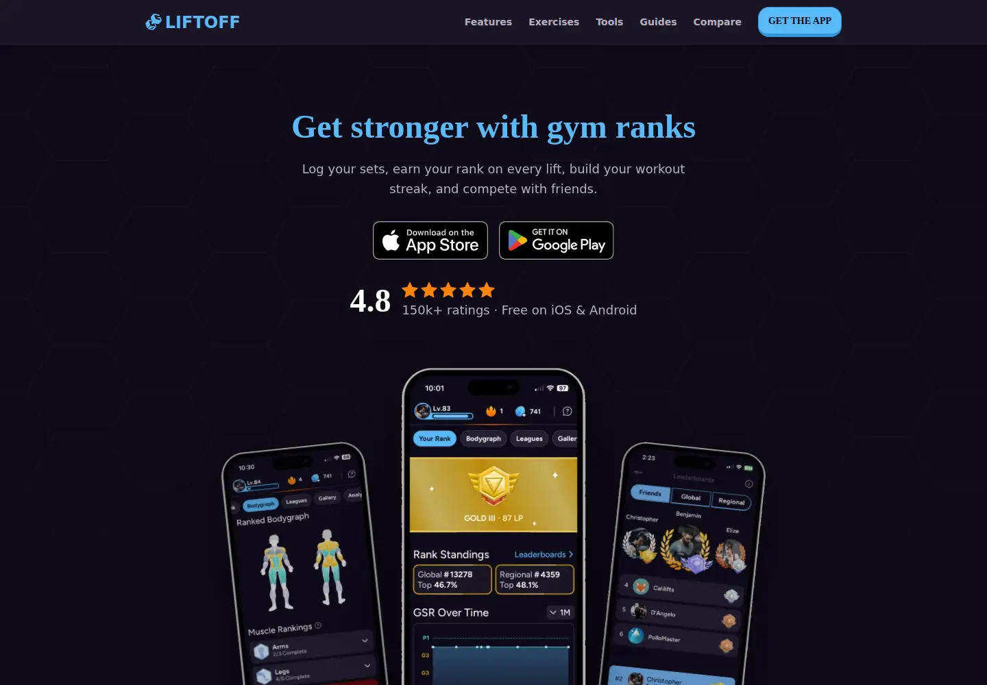 Captured homepage of getgymbros.com in the current scan