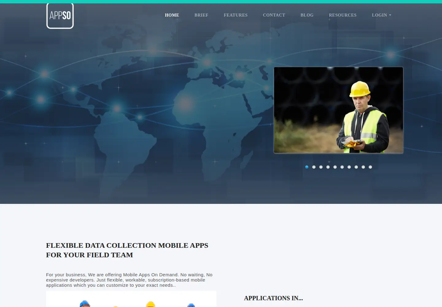 Screenshot of goappso.com